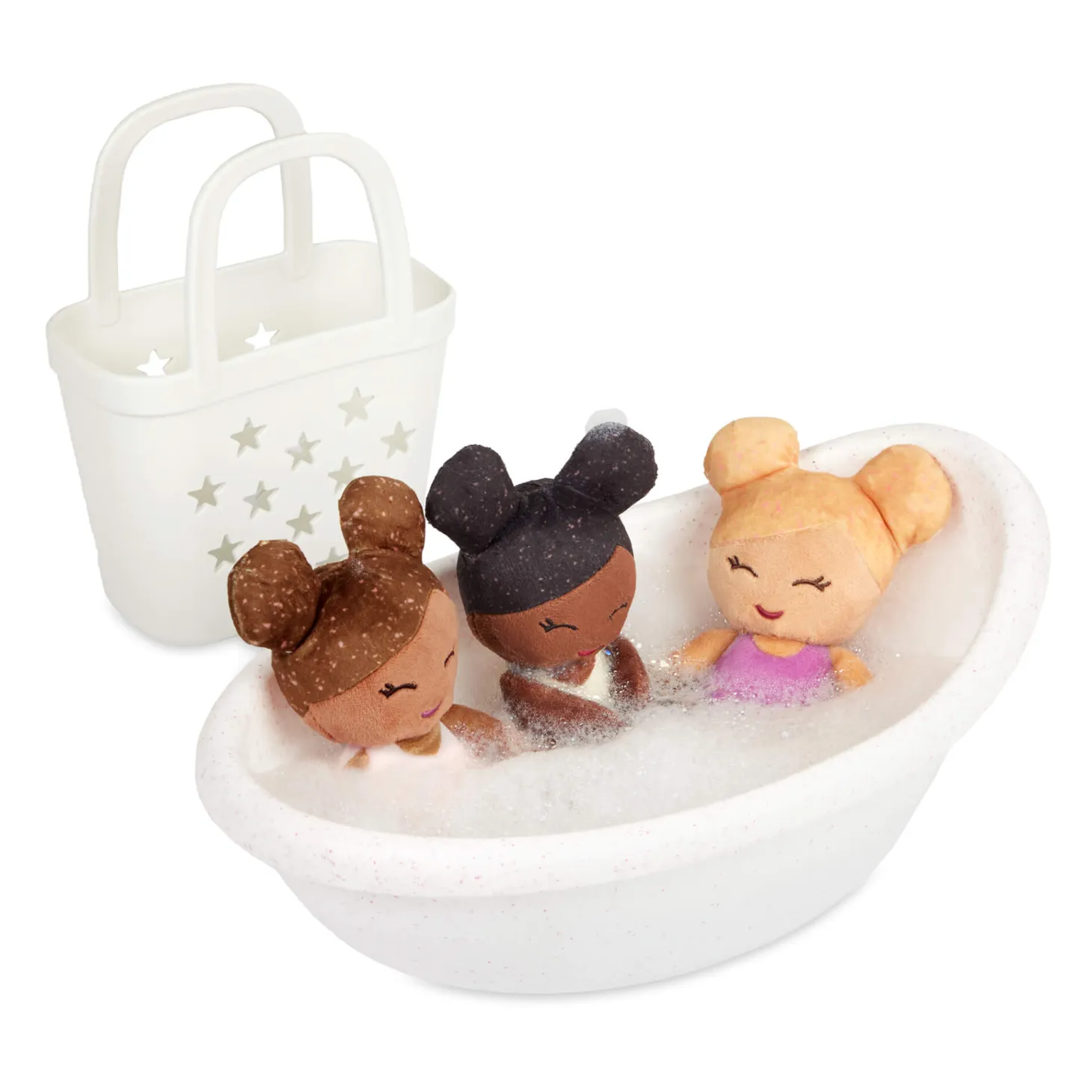Doll Bundle - Trio laleczek kąpielowych z koszykiem