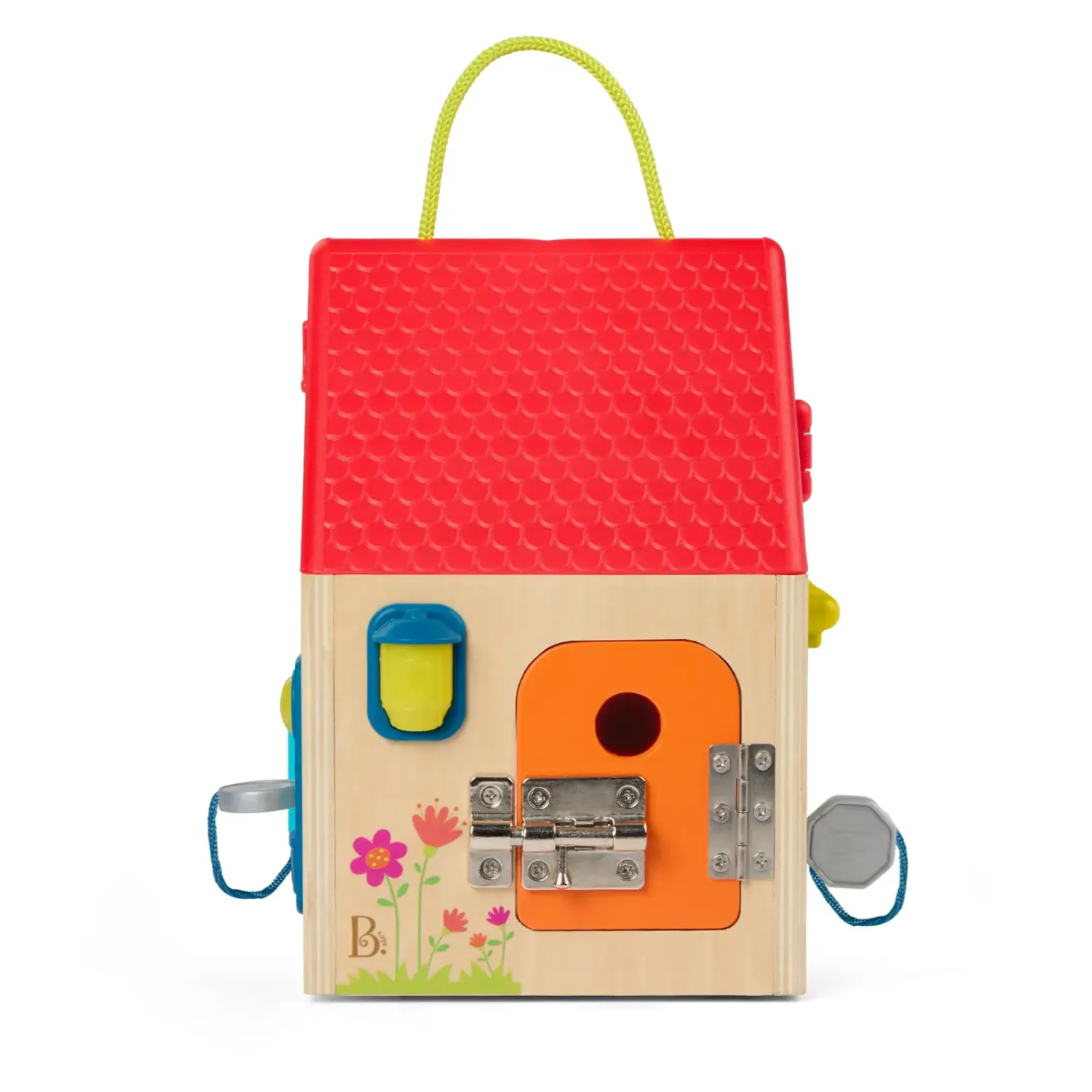 Aktywizujące|3 Lata + | B.Toys Domek z zamkami - Unlock & Learn Box