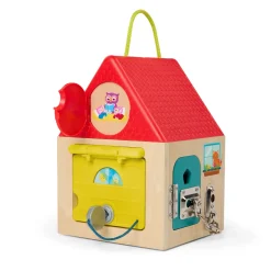 Aktywizujące|3 Lata + | B.Toys Domek z zamkami - Unlock & Learn Box