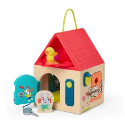 Aktywizujące|3 Lata + | B.Toys Domek z zamkami - Unlock & Learn Box