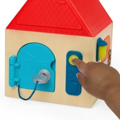Aktywizujące|3 Lata + | B.Toys Domek z zamkami - Unlock & Learn Box