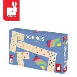 6 Lat+|3 Lata + | Janod Domino drewniane 3+