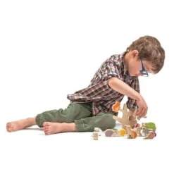 2 Lata +|Drewniane | Tender Leaf Toys Drewniana gra zręcznościowa - Przyjaciele Ogrodu