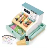 6 Lat+|3 Lata + | Tender Leaf Toys Drewniana kasa sklepowa ze skanerem