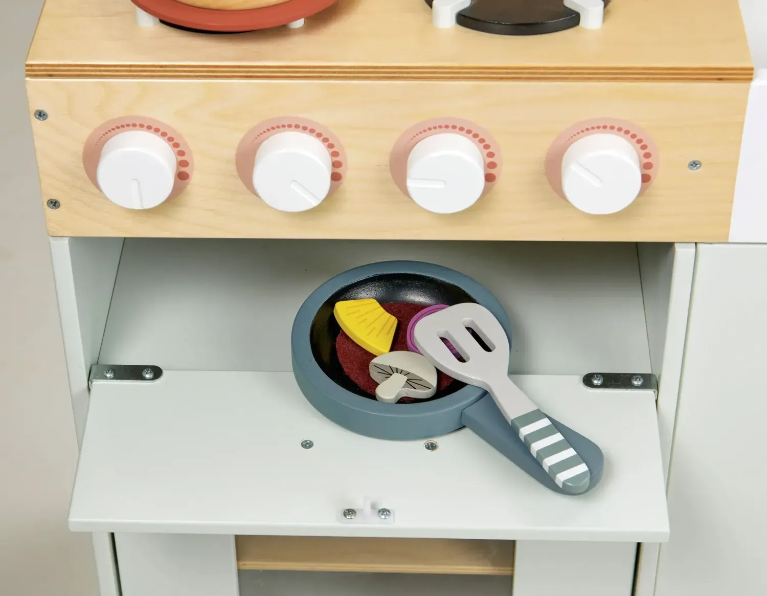 2 Lata +|Drewniane | Tender Leaf Toys Drewniana kuchnia XXL z piekarnikiem La Fiamma Grand Kitchen