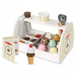 8 Lat+|Drewniane | Melissa & Doug Drewniana Lodziarnia, Scoop & Serve