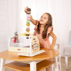 8 Lat+|Drewniane | Melissa & Doug Drewniana Lodziarnia, Scoop & Serve