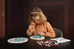 4 Lata +|Drewniane | BS Toys Drewniana mozaika guzikowa układanka