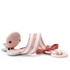 Drewniana zawieszka do smoczka - Candy Stripes