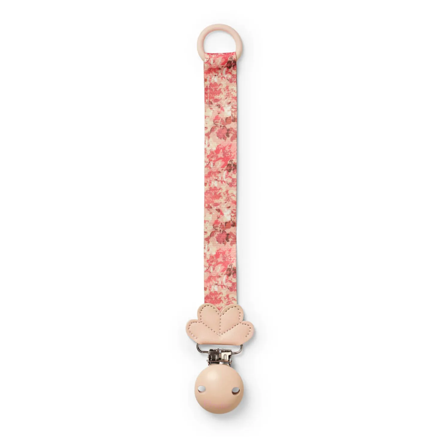 Drewniana zawieszka do smoczka - river rose