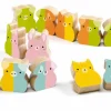 2 Lata + | Djeco Drewniane Domino Tiny-up