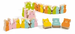 2 Lata + | Djeco Drewniane Domino Tiny-up