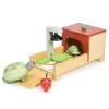 3 Lata +|2 Lata + | Tender Leaf Toys Drewniane figurki do zabawy - żółwie