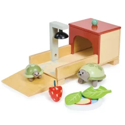 3 Lata +|2 Lata + | Tender Leaf Toys Drewniane figurki do zabawy - żółwie