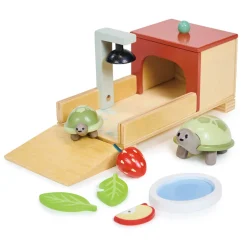 3 Lata +|2 Lata + | Tender Leaf Toys Drewniane figurki do zabawy - żółwie