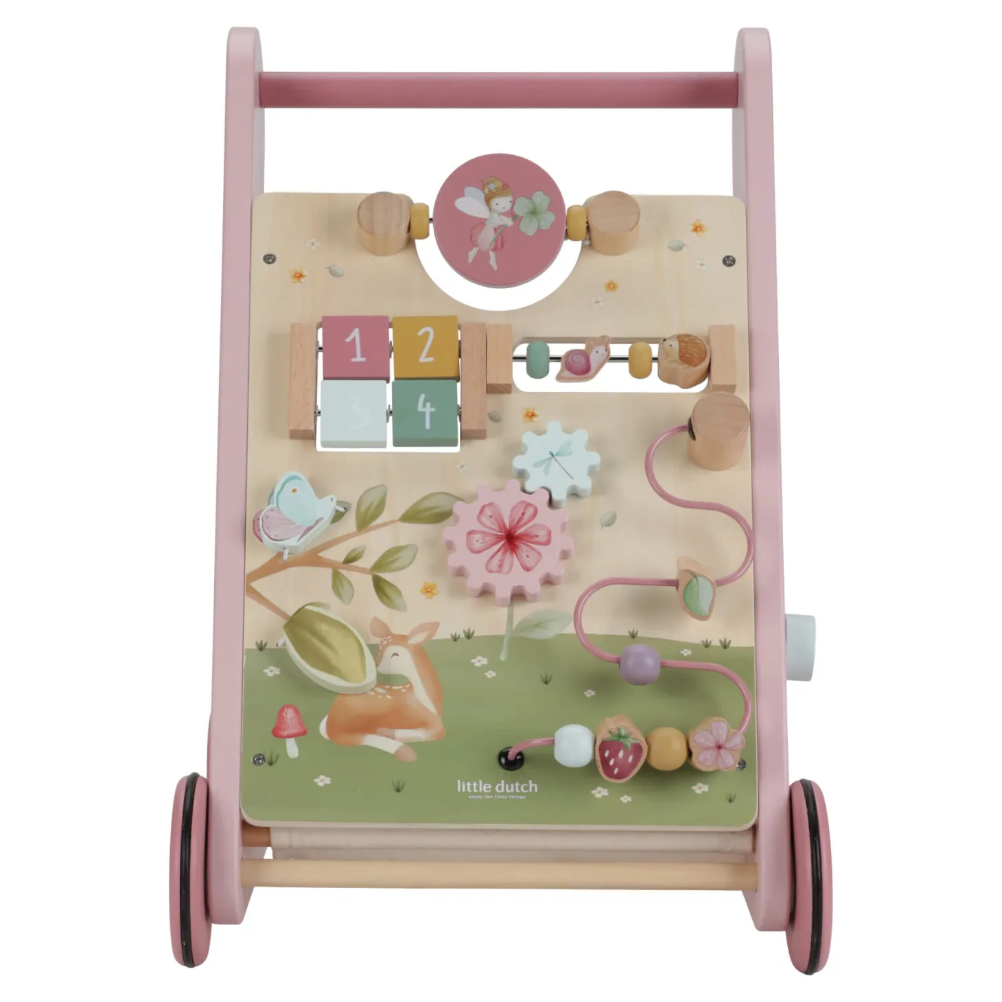 Drewniany chodzik edukacyjny Fairy Garden FSC