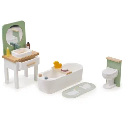 Akcesoria Dla Lalek|Drewniane | Tender Leaf Toys Drewniany domek XXL z wyposażeniem, Mulberry Mansion