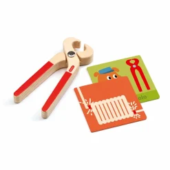 Drewniane|7 Lat+ | Djeco Drewniany zestaw Super Bricolo 3+