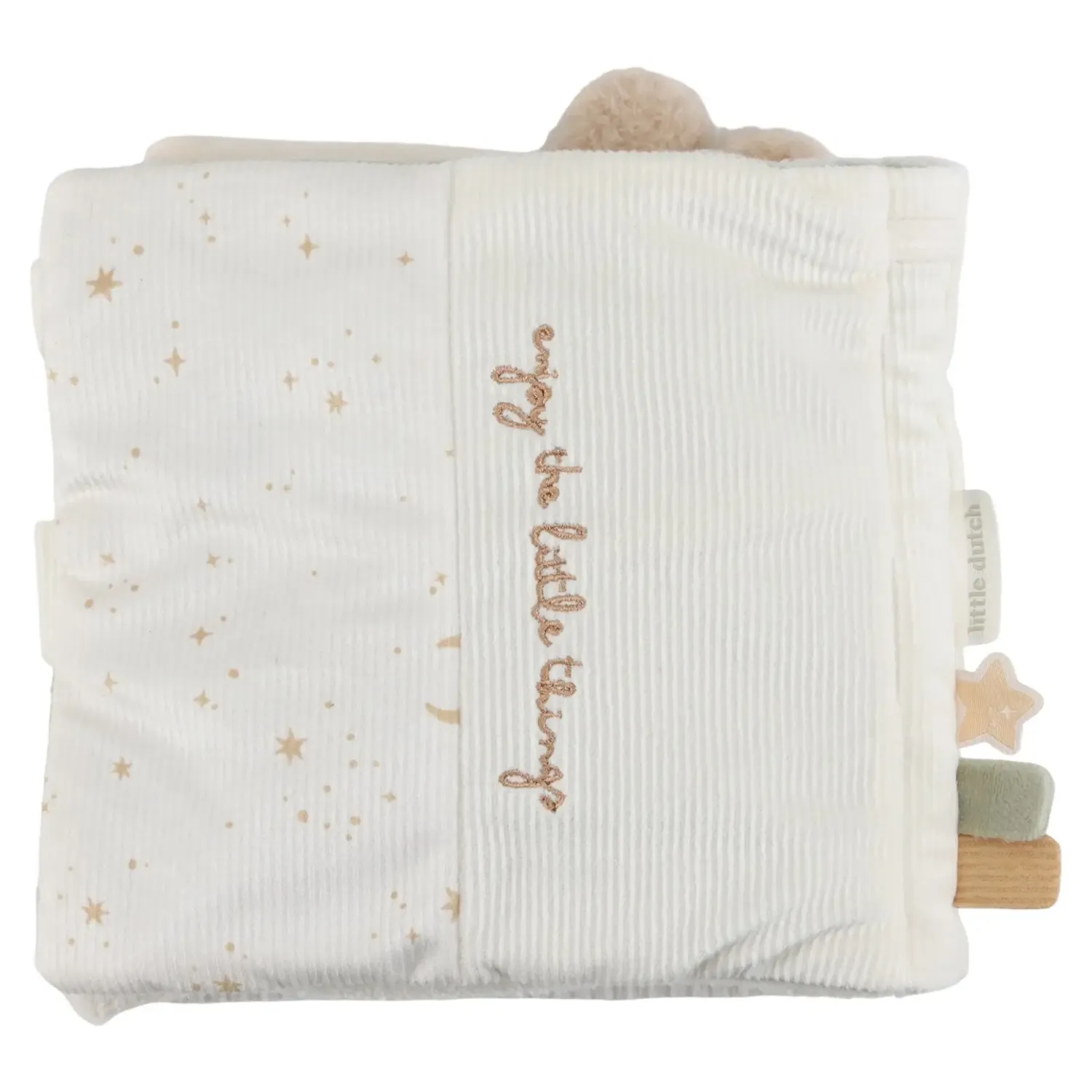 Idealne W Podróży|Sensoryczne | Little Dutch Duża książeczka sensoryczna Newborn Naturals