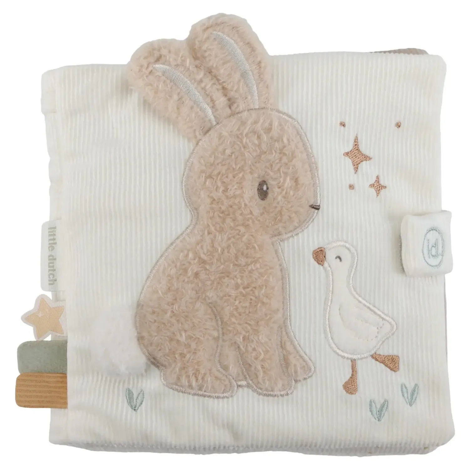 Idealne W Podróży|Sensoryczne | Little Dutch Duża książeczka sensoryczna Newborn Naturals