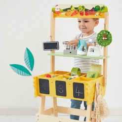 2 Lata +|Edukacyjne | Janod Duży sklep warzywniak Farma 3+