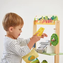 2 Lata +|Edukacyjne | Janod Duży sklep warzywniak Farma 3+