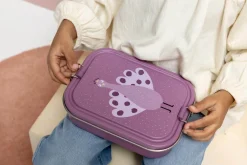 Duży stalowy lunchbox - Paw