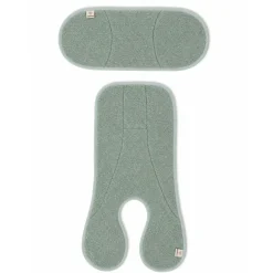 Dwuczęściowa wełniana wkładka termoregulacyjna MIDI merino do fotelika do 105 cm SZAŁWIA