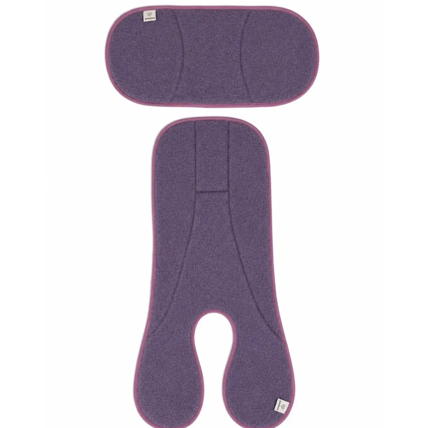 Dwuczęściowa wełniana wkładka termoregulacyjna MIDI merino do fotelika do 105 cm WRZOS