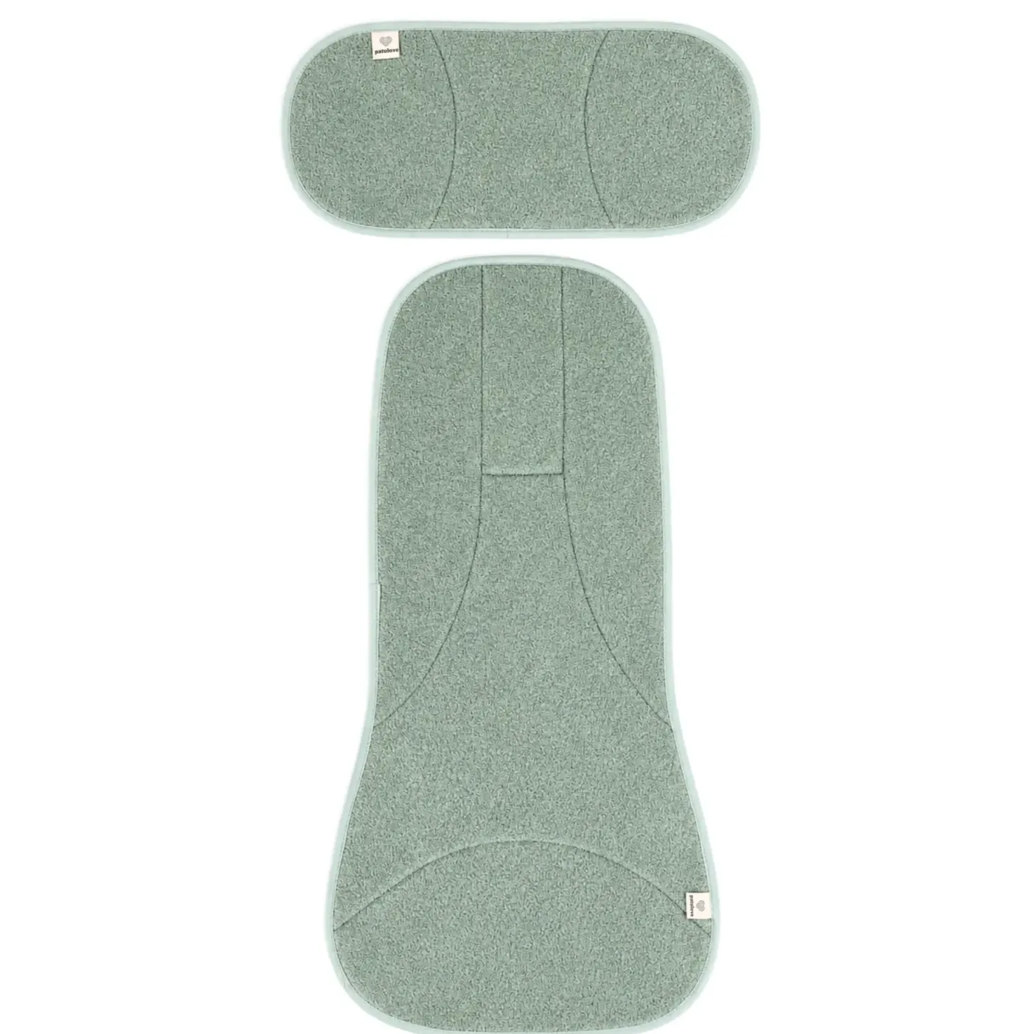Dwuczęściowa wełniana wkładka termoregulacyjna MAXI PLUS merino do fotelika (15-36 kg) SZAŁWIA