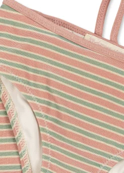Stroje Kąpielowe|Stroje Kąpielowe | Konges slojd Dwuczęściowy strój kąpielowy Bowwow - blush stripe