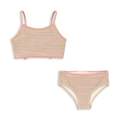 Stroje Kąpielowe|Stroje Kąpielowe | Konges slojd Dwuczęściowy strój kąpielowy Bowwow - blush stripe