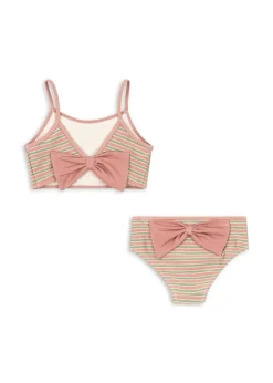 Stroje Kąpielowe|Stroje Kąpielowe | Konges slojd Dwuczęściowy strój kąpielowy Bowwow - blush stripe