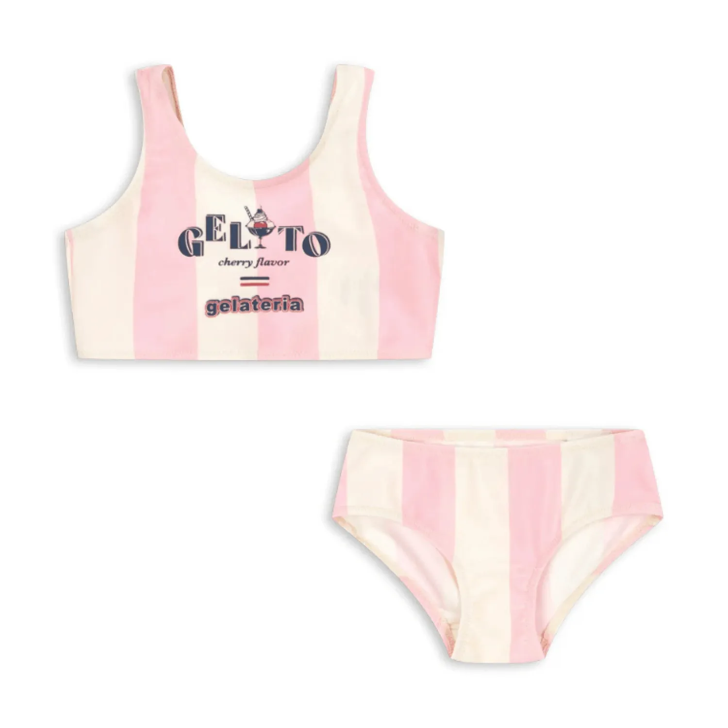 Stroje Kąpielowe|Stroje Kąpielowe | Konges slojd Dwuczęściowy strój kąpielowy Pomia - candy rose stripe