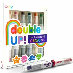 8 Lat+|6 Lat+ | Ooly Dwustronne kredki Double Up, 6 szt.