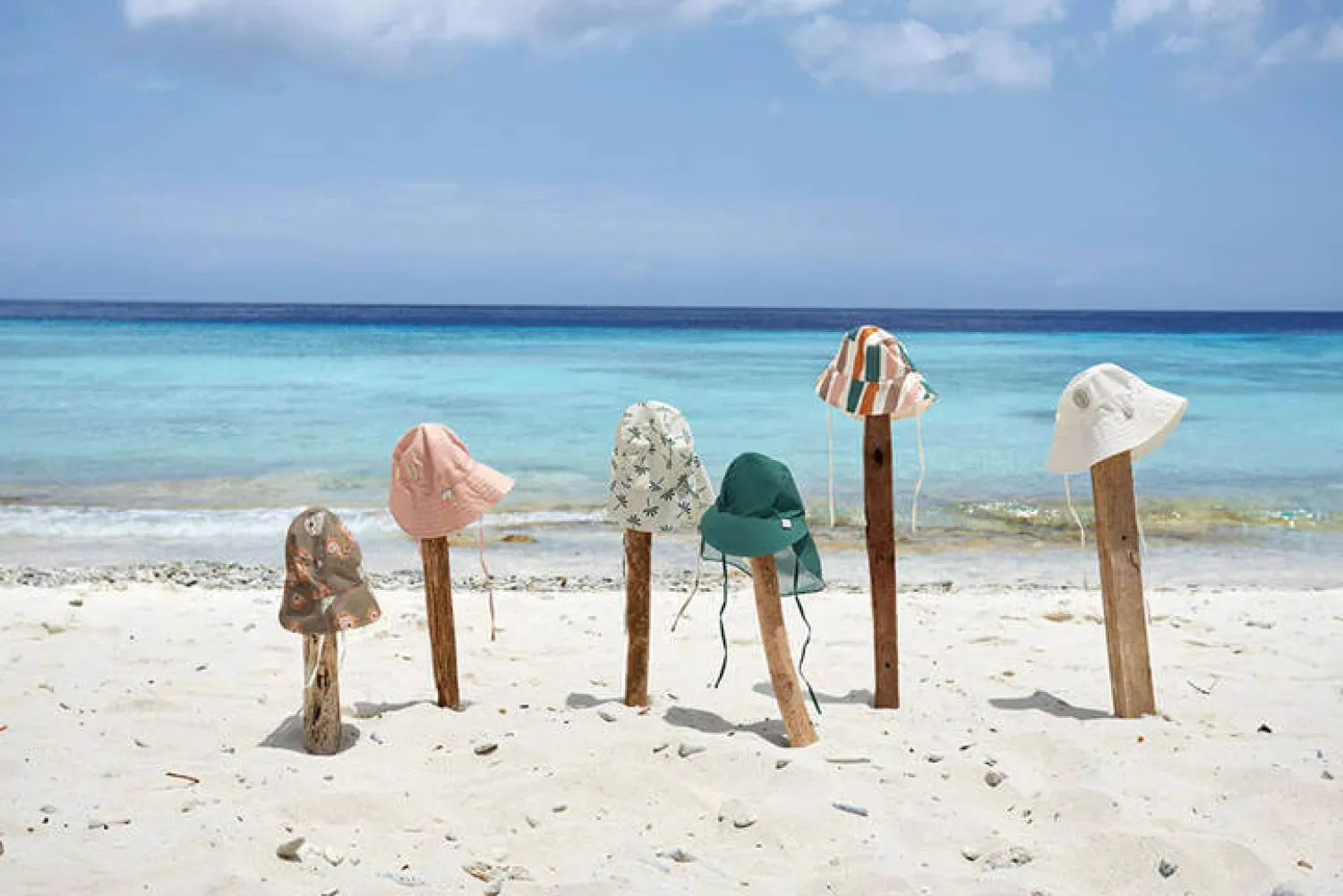 Na Główkę|Nakrycie Głowy | Lassig Dwustronny kapelusz przeciwsłoneczny UV80 Splash & Fun Fale pink-nature