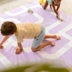 Ręczniki I Myjki | QUUT Dwustronny ręcznik plażowy PlayTowels 180 x 180cm - Road lavender