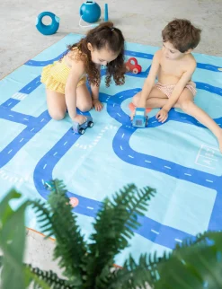Ręczniki I Myjki | QUUT Dwustronny ręcznik plażowy PlayTowels 180 x 180cm - Road