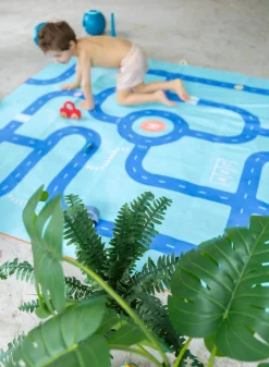 Ręczniki I Myjki | QUUT Dwustronny ręcznik plażowy PlayTowels 180 x 180cm - Road