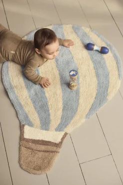Dywany|Dekoracje Dziecięce | Filibabba Dywan dla dzieci Air balloon Pearl Blue