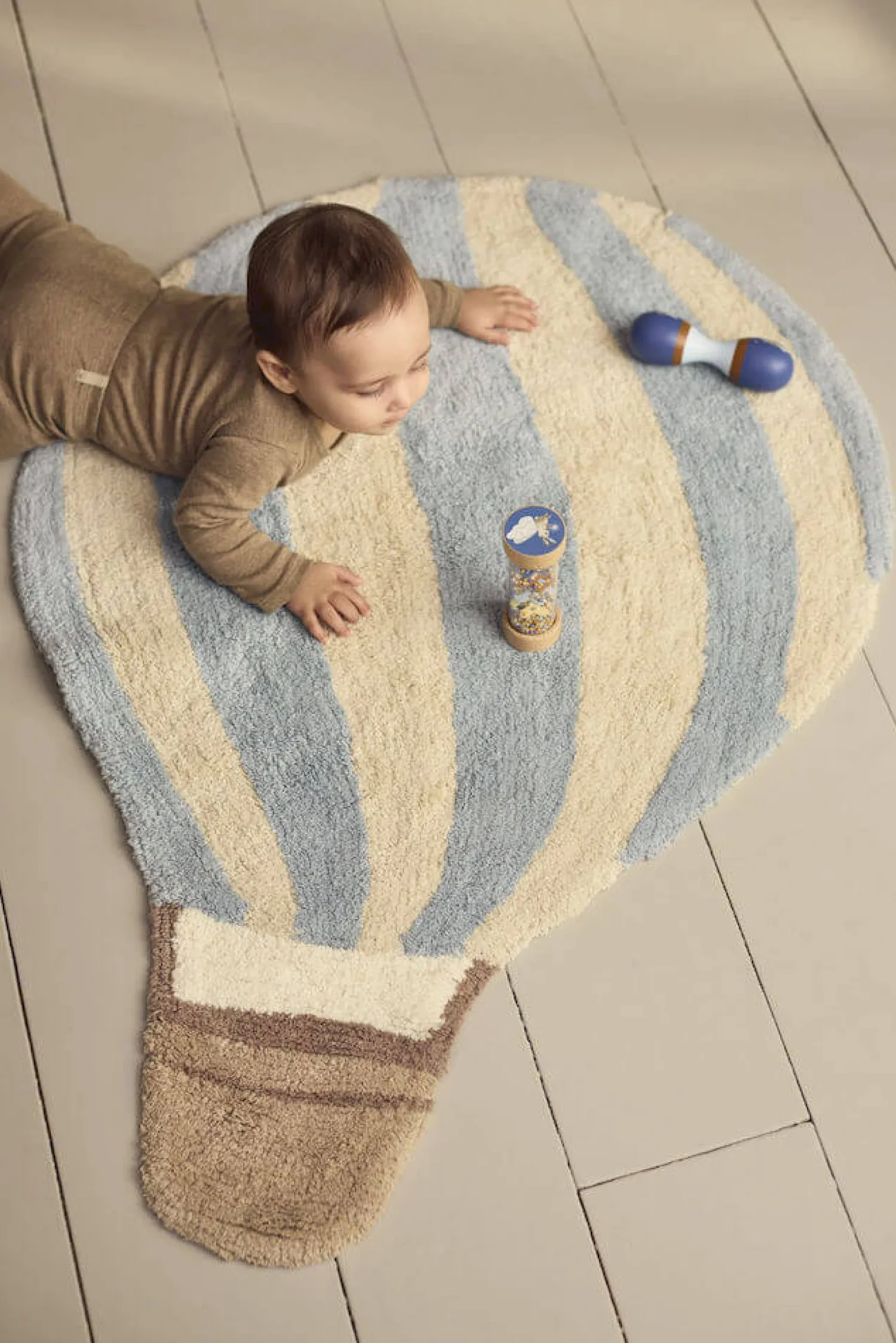 Dywany|Dekoracje Dziecięce | Filibabba Dywan dla dzieci Air balloon Pearl Blue