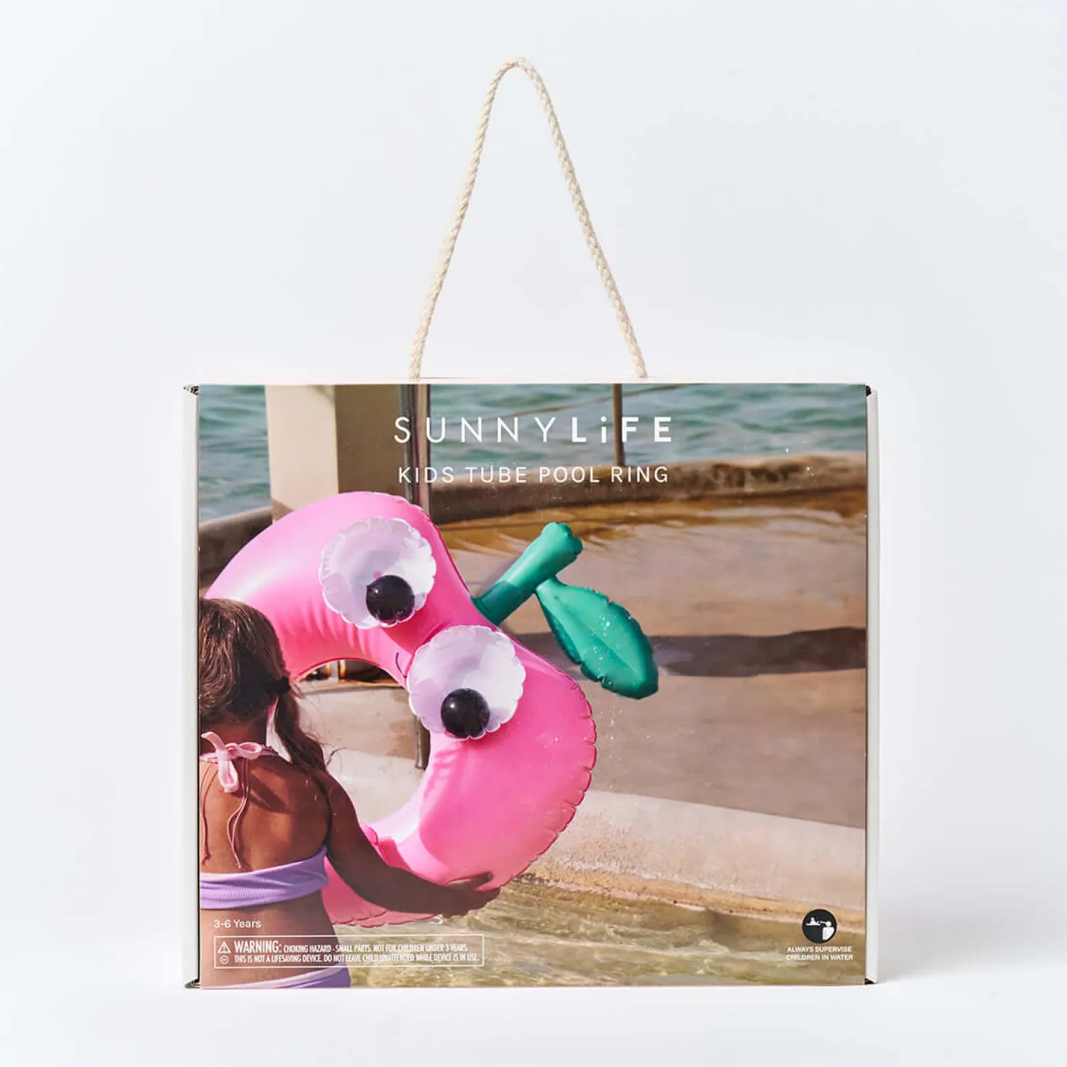 Do Kąpieli|3 Lata + | Sunny Life Dziecięce koło do pływania - Poppy the Peach
