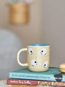 Naczynia Dla Dzieci | Bloomingville Mini Dziecięcy kubek z kamionki Dolly - Nature