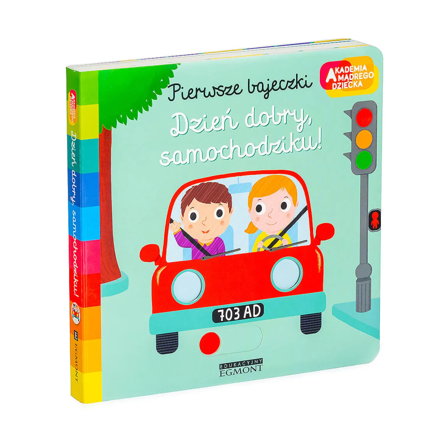 Ruchome Elementy|0-2 Lat | HarperCollins Dzień dobry, samochodziku! Pierwsze bajeczki. Akademia mądrego dziecka