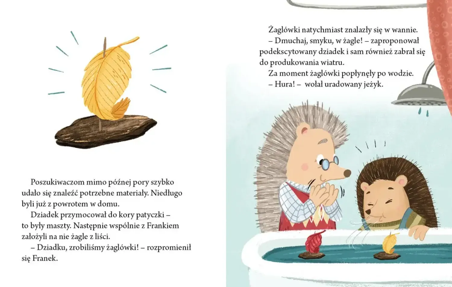 2-5 Lat | Wydawnictwo Wilga Dzień z babcią i dziadkiem. Jeżyk Franek