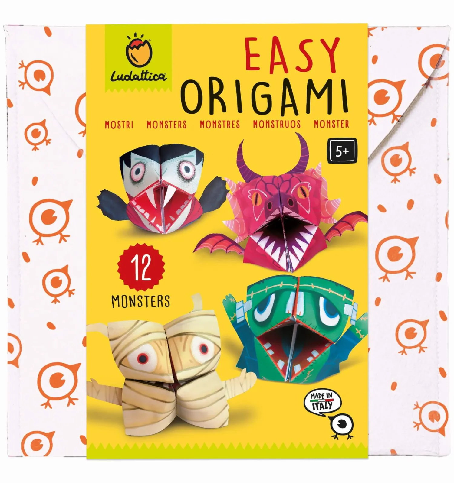6 Lat+|7 Lat+ | Ludattica EASY ORIGAMI - zestaw kreatywny - DZIECI ZWIERZĄT