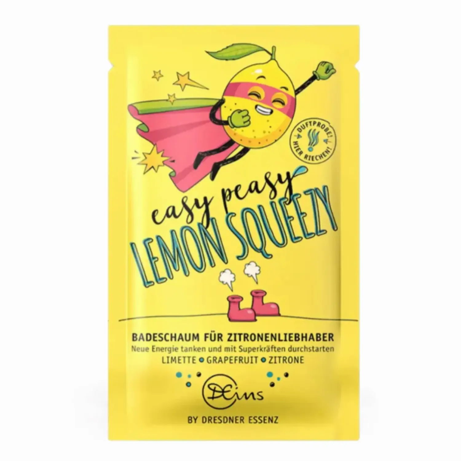 Naturalne Kosmetyki | Dresdner ESSENZ Easy peasy lemon squeezy - pianka do kąpieli dla miłośników cytryny, 60g