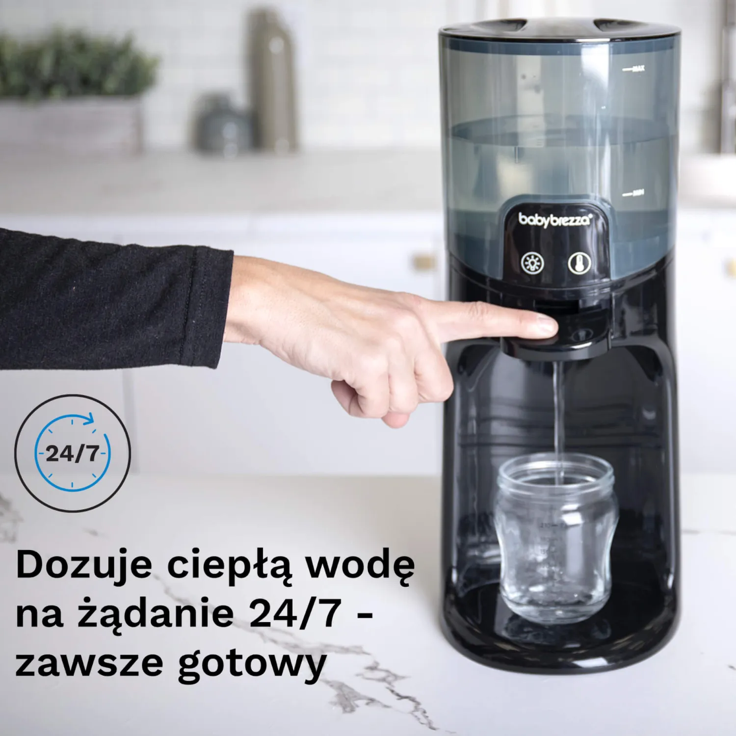Akcesoria Do Butelek|Butelki I Akcesoria | Baby Brezza Ekspres do mleka Instant Warmer Black