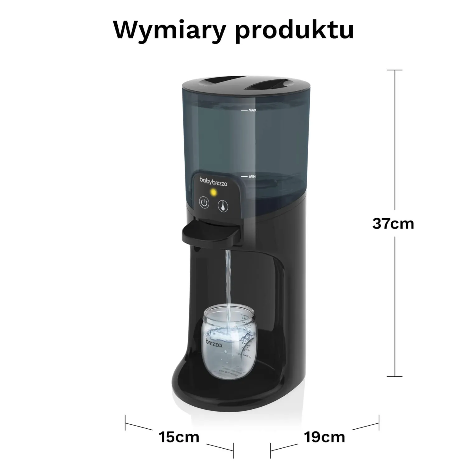 Akcesoria Do Butelek|Butelki I Akcesoria | Baby Brezza Ekspres do mleka Instant Warmer Black