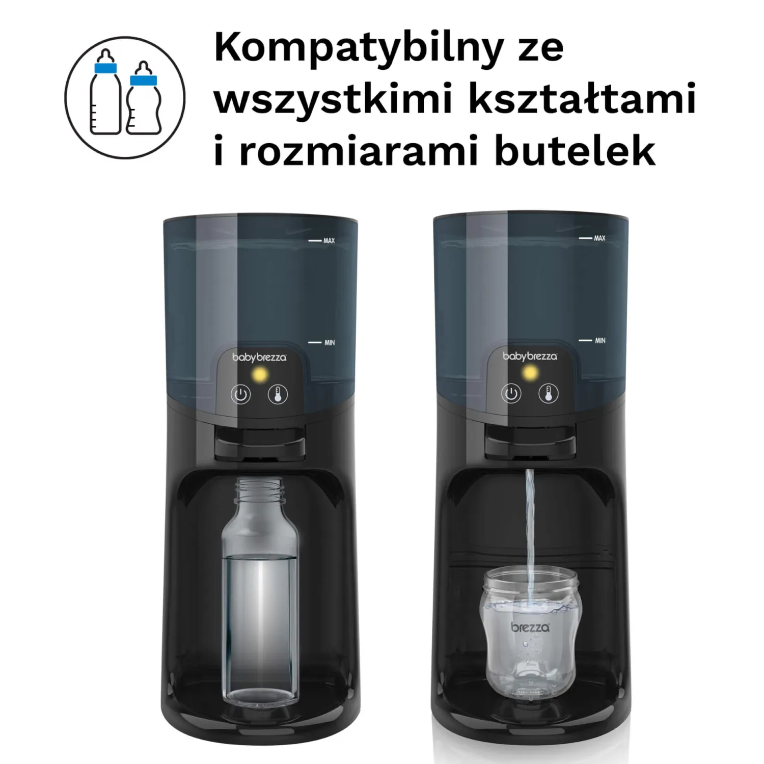 Akcesoria Do Butelek|Butelki I Akcesoria | Baby Brezza Ekspres do mleka Instant Warmer Black